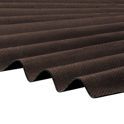 Corrapol Bitumen Corrugated Roofing Sheets | 930 x 2000mm Brown