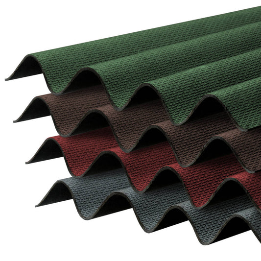 Corrapol Bitumen Corrugated Roofing Sheets | 930 x 2000mm