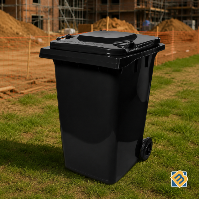 360L Wheelie Bin | Red