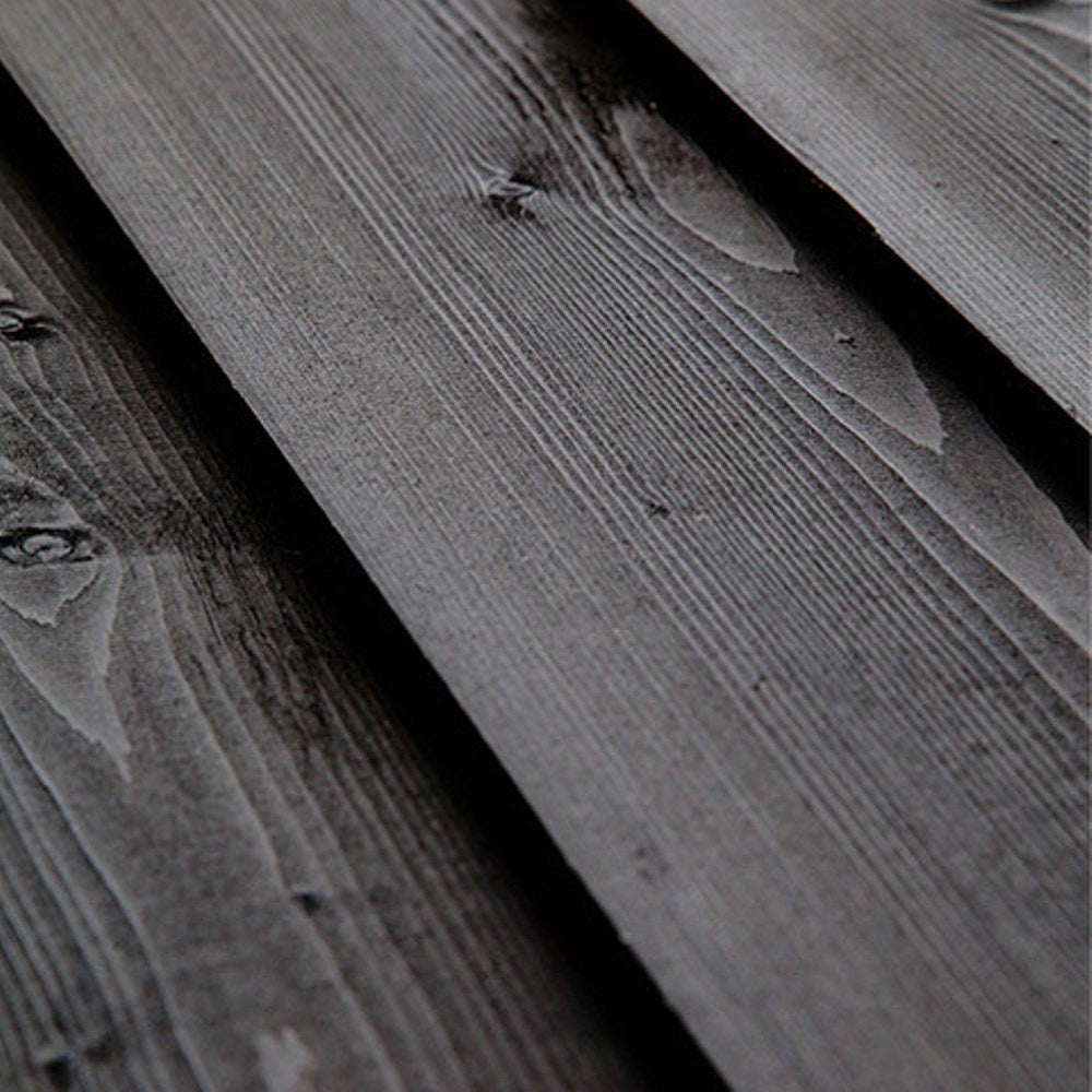 16ft | Black Painted Feather Edge Board | 175mm x 22mm | 4.8m |