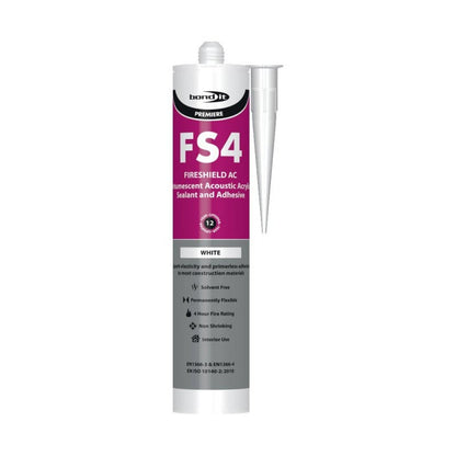 Fs4 Fireshield Ac intumescent Sealant | White