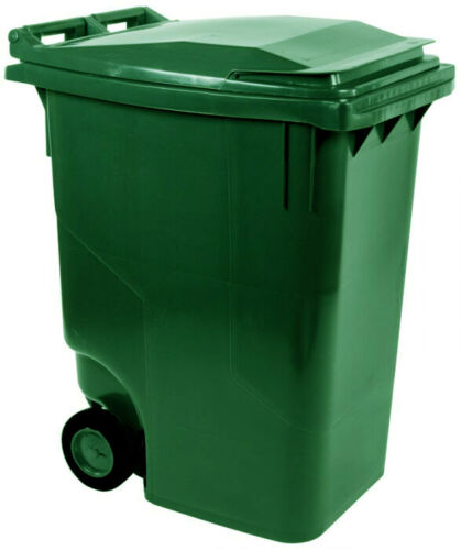 green 360l wheelie bin