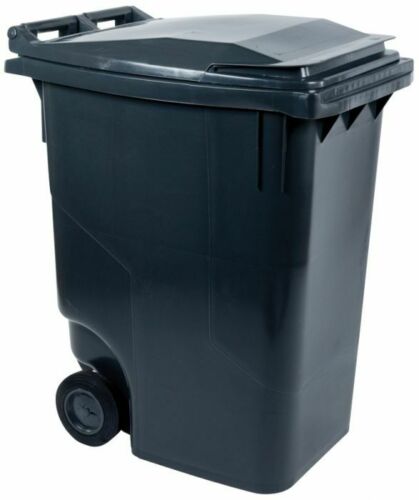 grey 360l wheelie bin