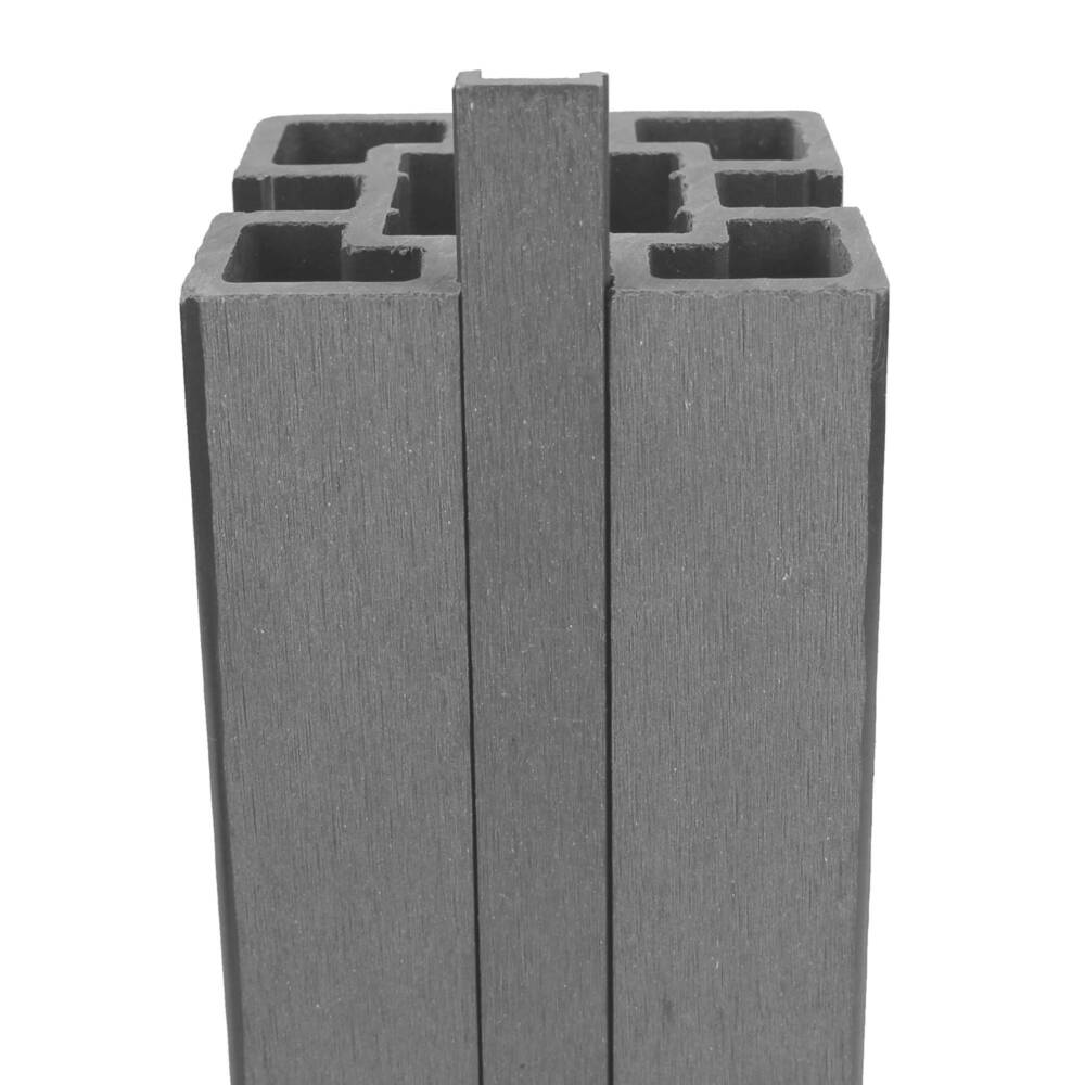 Anthracite Grey Composite Fence Post Insert Strip