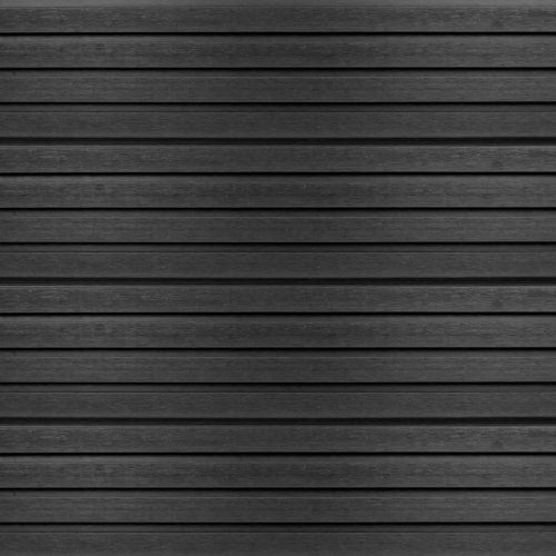 Midnight Black Composite Slatted Cladding Board | 2.4m (8ft ...