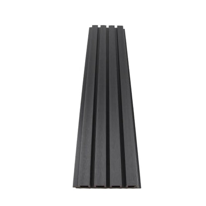 Midnight Black Composite Slatted Cladding Board (Sample)