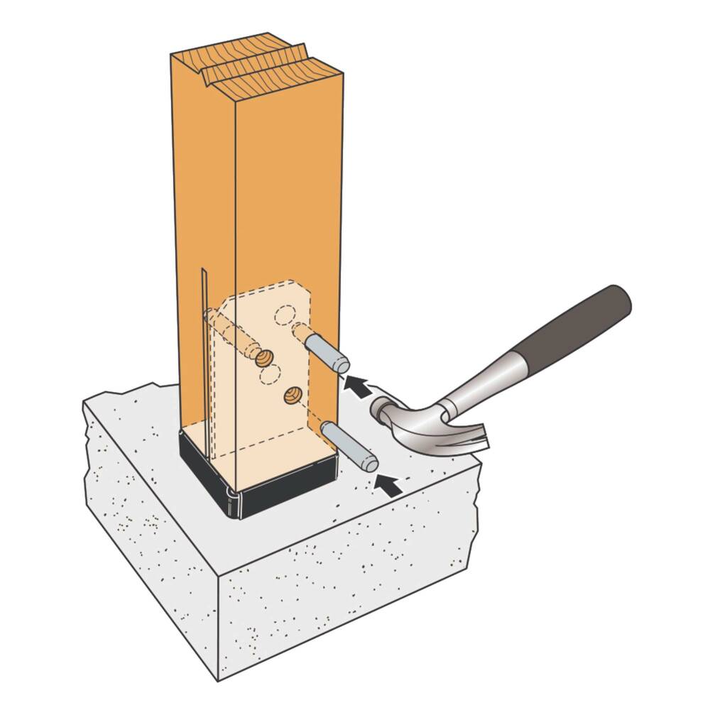 post base bolt down