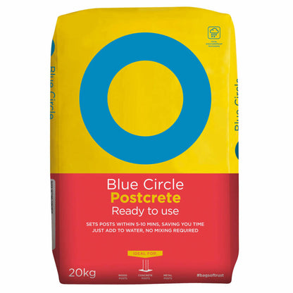 postcrete blue circle 20kg