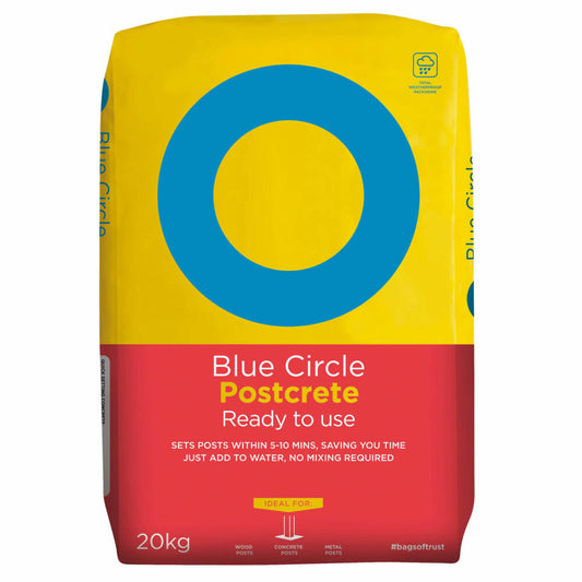 postcrete blue circle 20kg