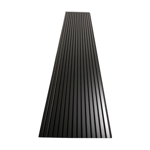 Slatpanel Black with Black Felt Acoustic Wood Wall Panels ...