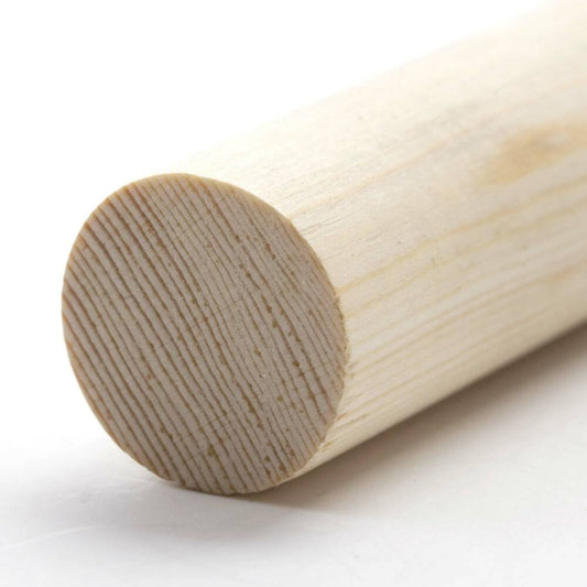 Solid Pine Dowel (6mm) - 2.4m