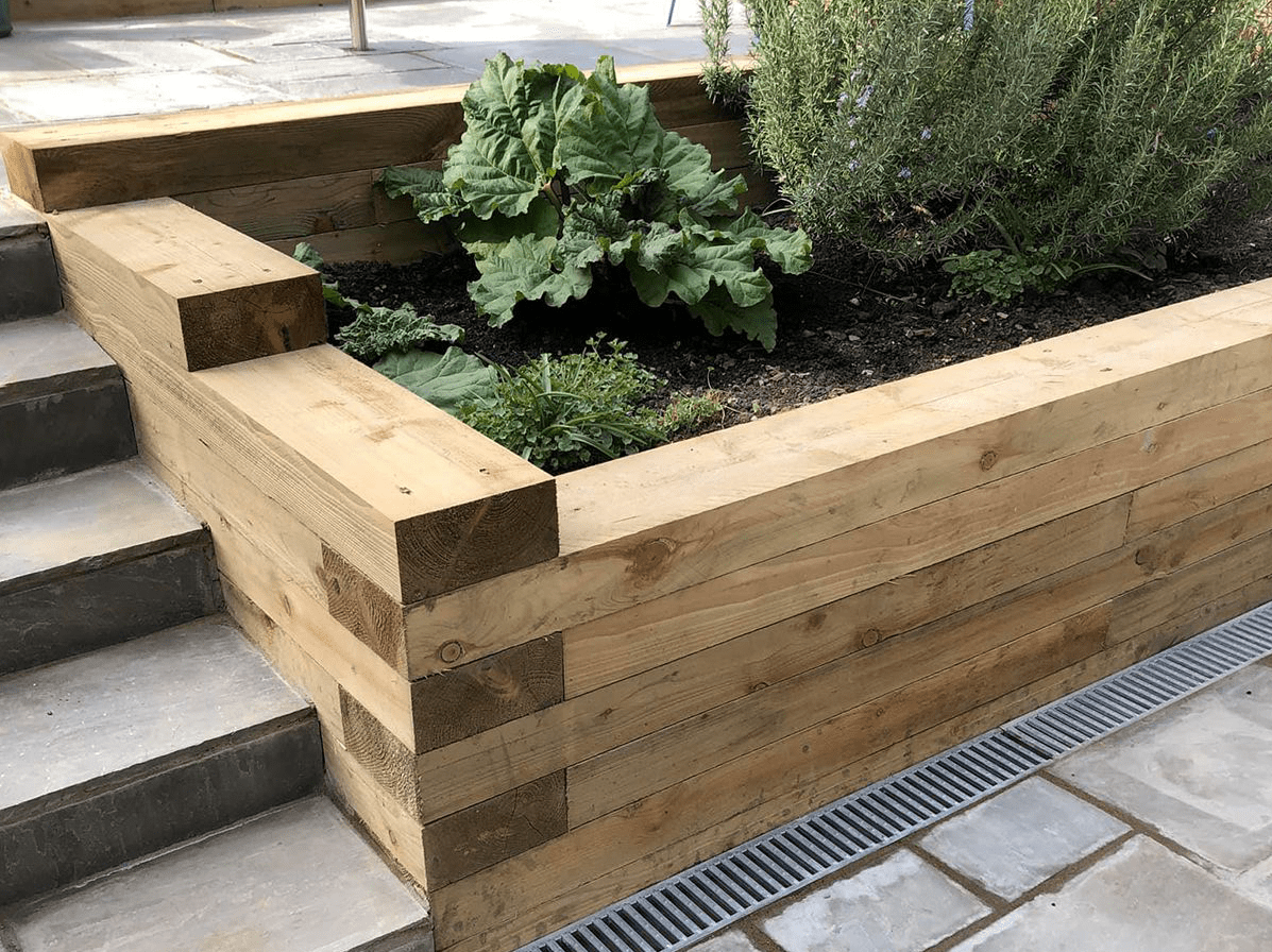 Sleeper Key Rails Timber Railway Sleepers | 250mm x 125mm (10x5
