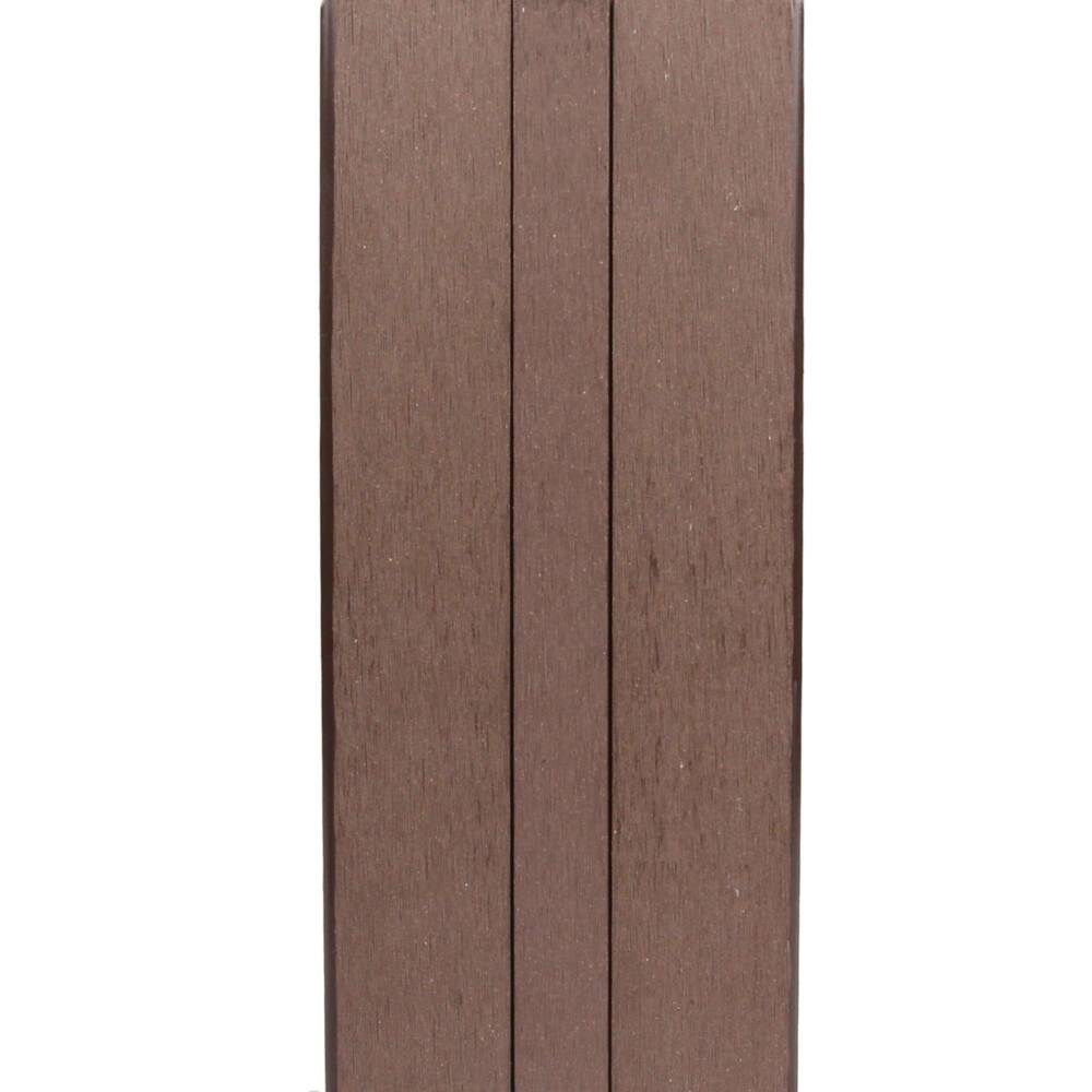 Walnut Brown Composite Fence Post | 2.1m (7ft)