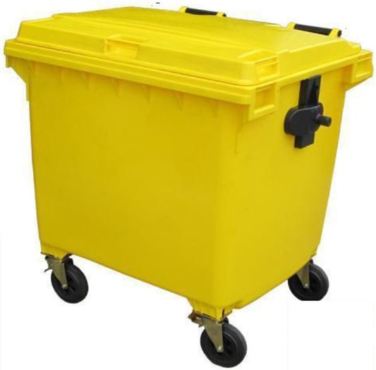 660L Wheelie Bin | Yellow